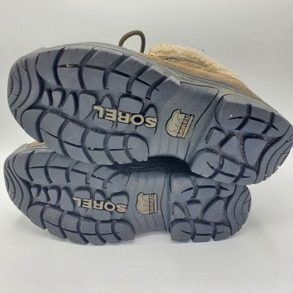 Sorel Waterfall Vintage Low Lace Boot Suede Leather Outdoor Snow Waterproof 6 - Picture 4 of 7